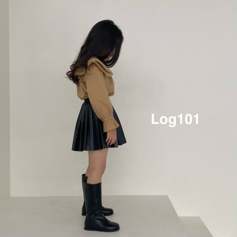Log101 - Korean Children Fashion - #Kfashion4kids - Cherrish Leather Skirt - 10