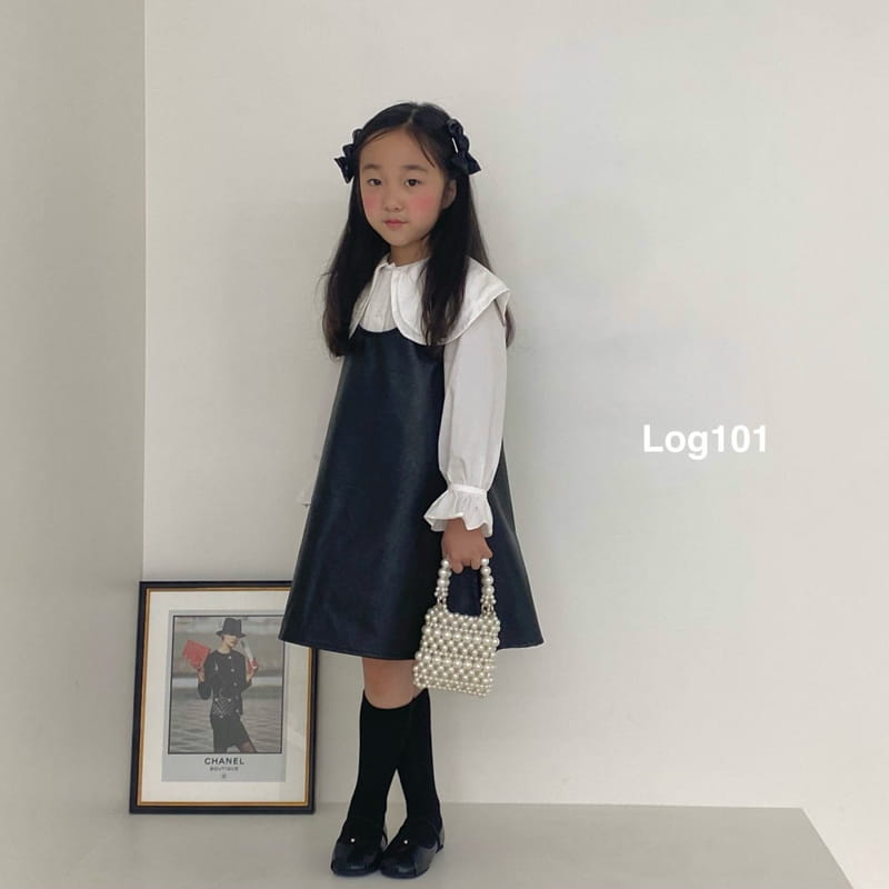 Log101 - Korean Children Fashion - #childofig - Barbie Leather One-piece - 3
