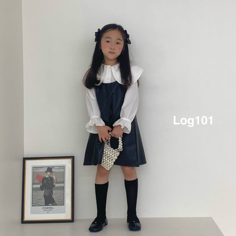 Log101 - Korean Children Fashion - #designkidswear - Barbie Leather One-piece - 5