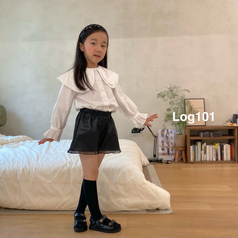 Log101 - Korean Children Fashion - #designkidswear - Autumn Leather Shorts - 2
