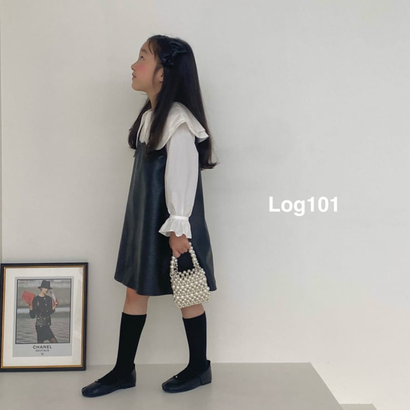 Log101 - Korean Children Fashion - #discoveringself - Barbie Leather One-piece - 6