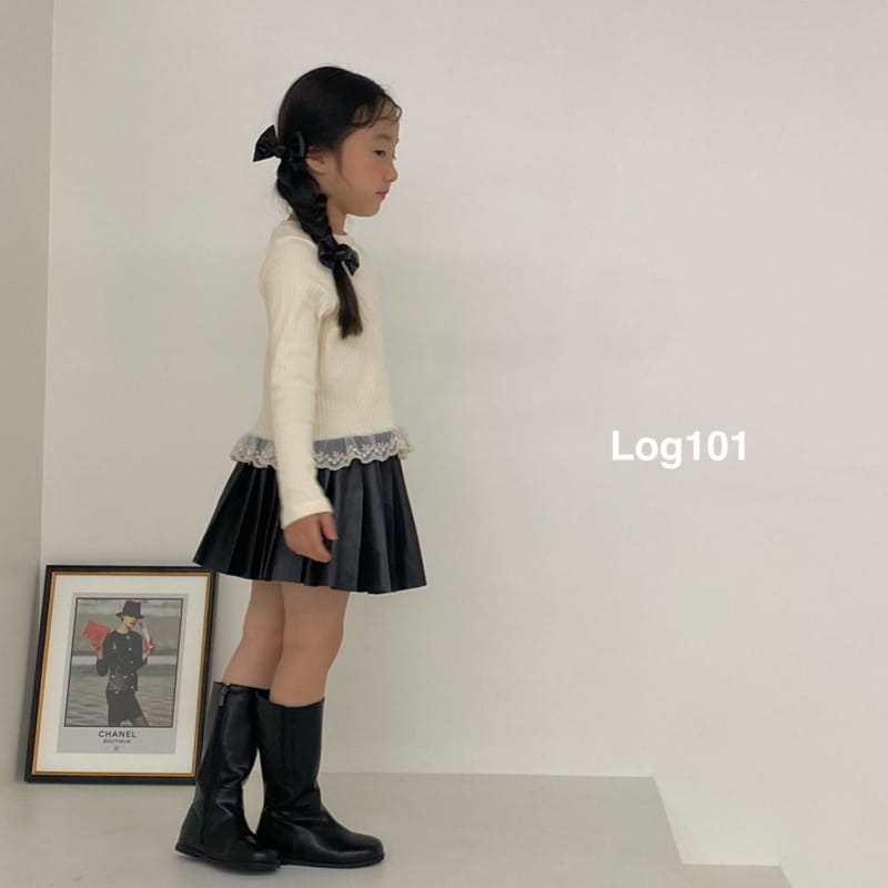 Log101 - Korean Children Fashion - #discoveringself - Leather Ribbon Hairpin - 10