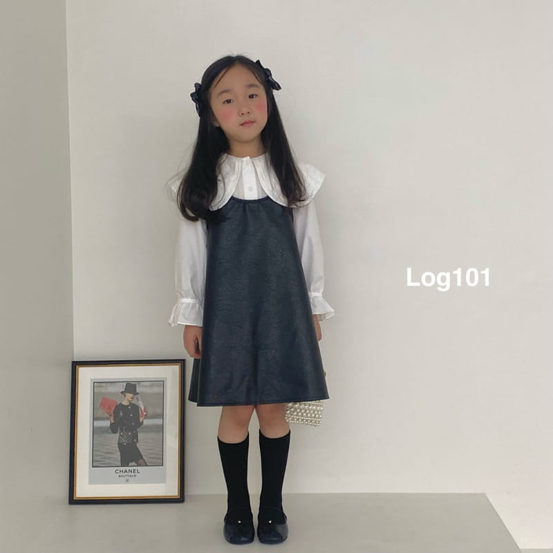Log101 - Korean Children Fashion - #fashionkids - Barbie Leather One-piece - 7