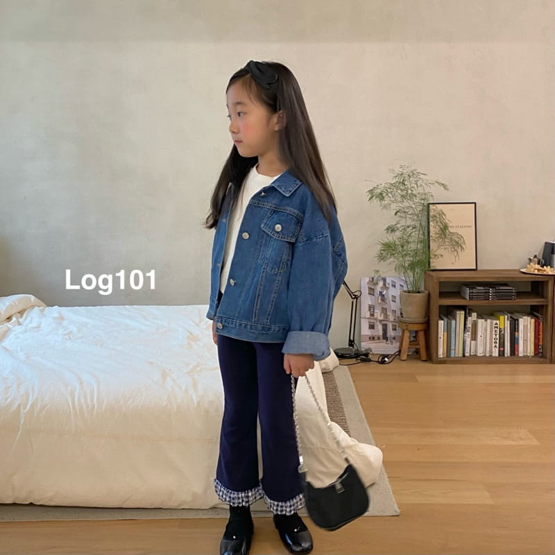 Log101 - Korean Children Fashion - #kidsshorts - Check Edge Pants - 2