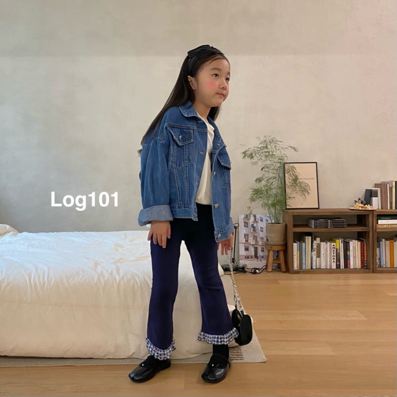 Log101 - Korean Children Fashion - #kidsstore - Check Edge Pants - 4