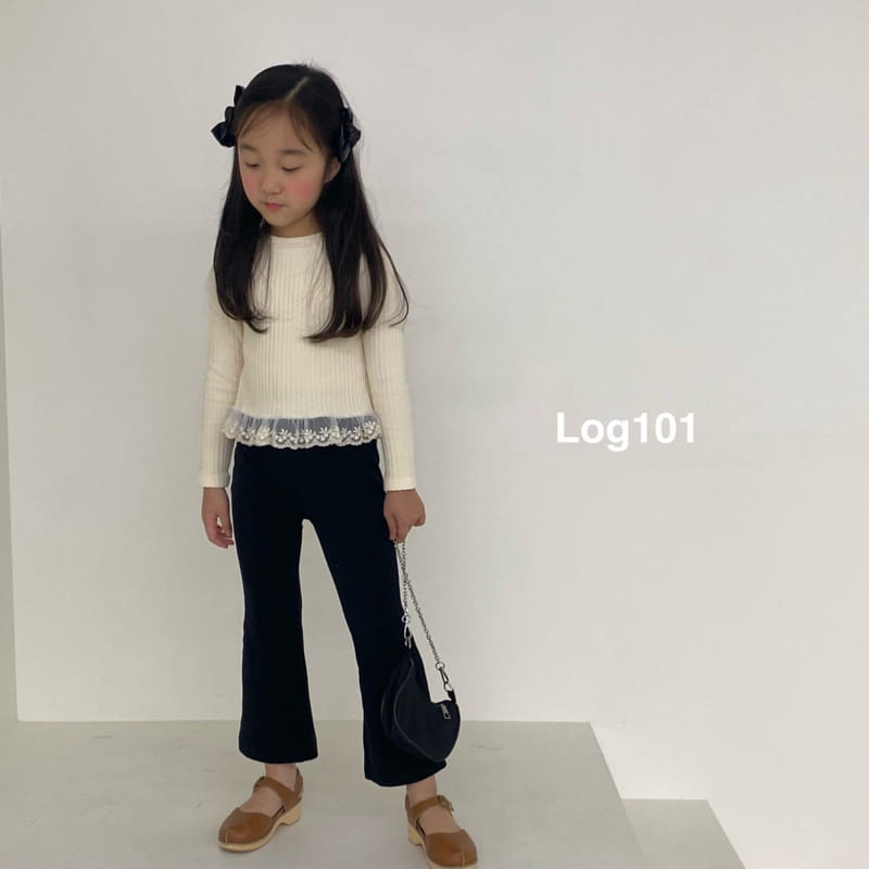Log101 - Korean Children Fashion - #magicofchildhood - Free Lace Tee - 3