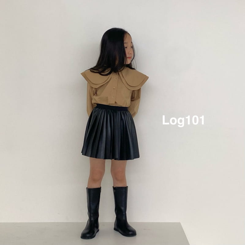 Log101 - Korean Children Fashion - #magicofchildhood - Cherrish Leather Skirt - 12