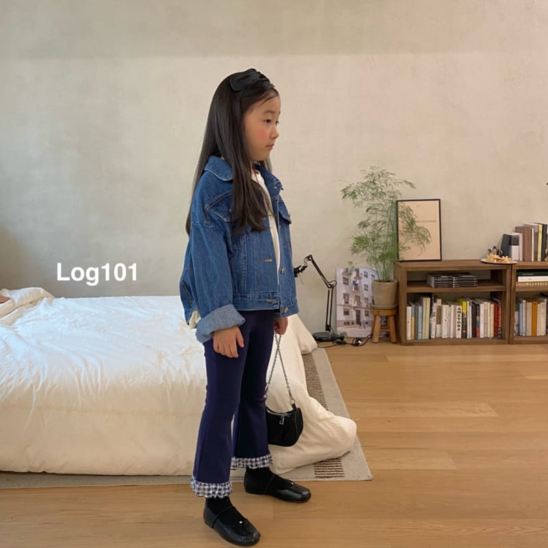 Log101 - Korean Children Fashion - #magicofchildhood - Check Edge Pants - 7