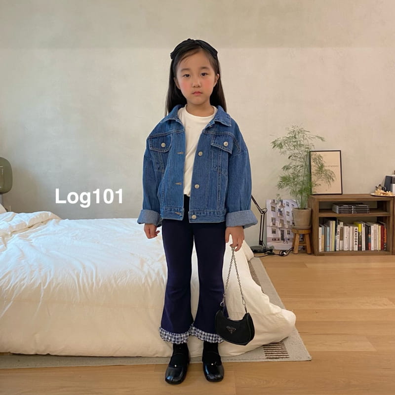 Log101 - Korean Children Fashion - #minifashionista - Check Edge Pants - 8