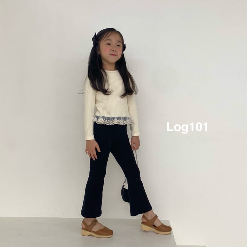 Log101 - Korean Children Fashion - #prettylittlegirls - Free Lace Tee - 5