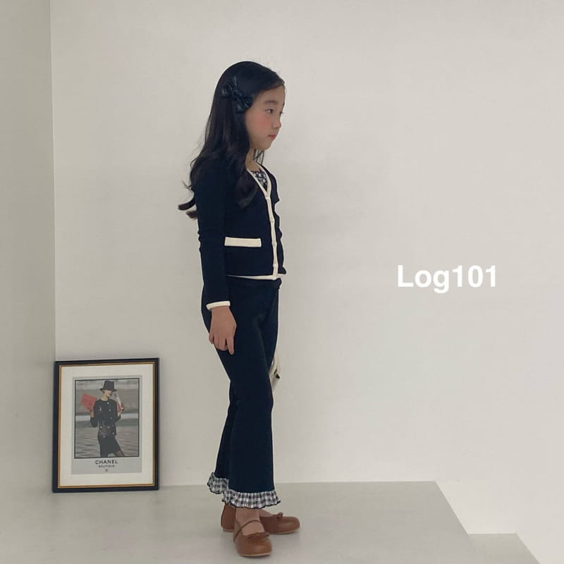 Log101 - Korean Children Fashion - #prettylittlegirls - Check Edge Pants - 9
