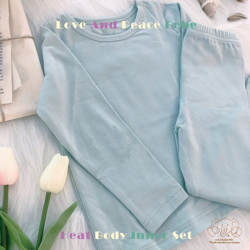 Love And Peace - Korean Baby Fashion - #babyboutiqueclothing - Warm Fleece Easywear Set - 3