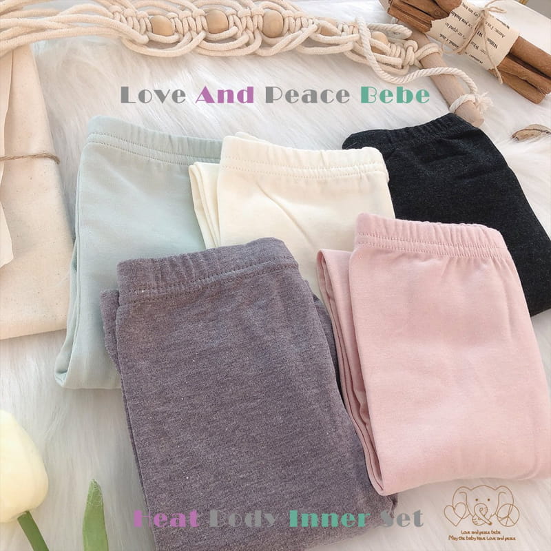 Love And Peace - Korean Baby Fashion - #babyoutfit - Warm Fleece Easywear Set - 12