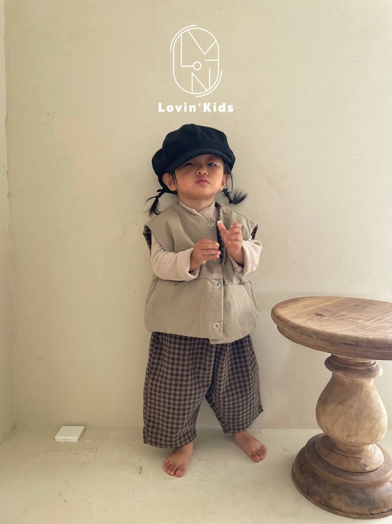 Lovin - Korean Children Fashion - #childrensboutique - Gingum Pants - 11