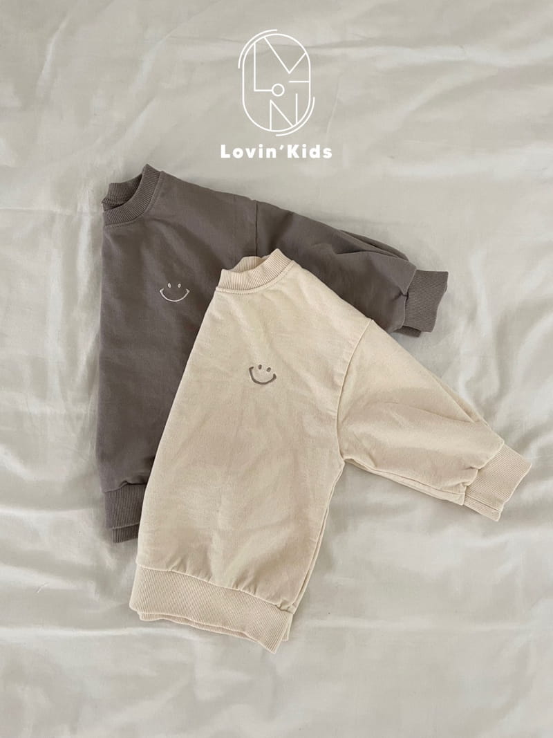 Lovin - Korean Children Fashion - #designkidswear - Smile Sweatshirt - 3