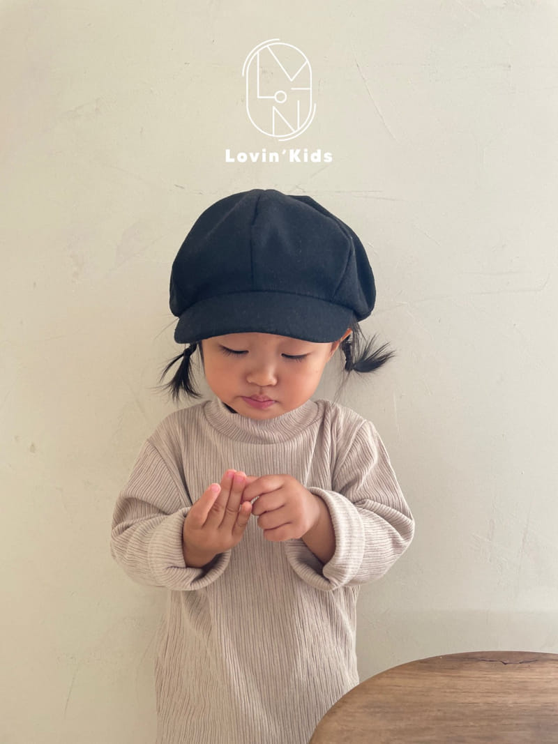 Lovin - Korean Children Fashion - #kidsshorts - Rib Turtleneck Tee - 3