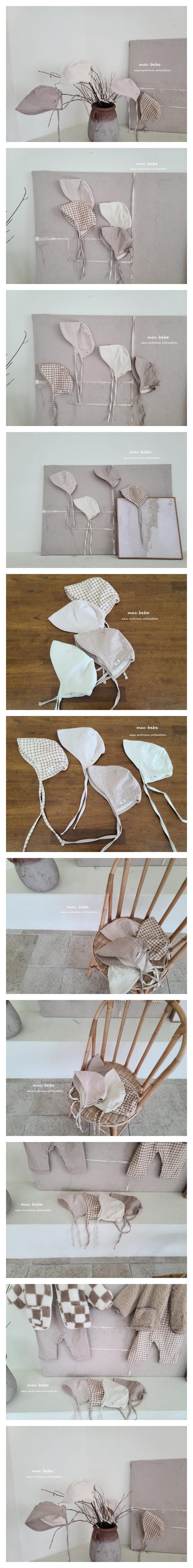 Mac - Korean Baby Fashion - #babyclothing - Chang Bonnet
