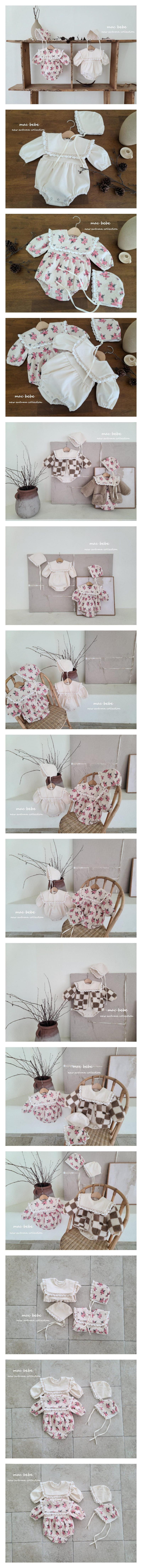 Mac - Korean Baby Fashion - #babylifestyle - Square Bodysuit Set