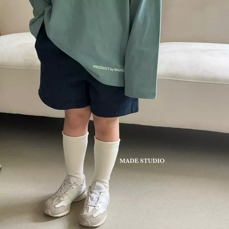Made Studio - Korean Children Fashion - #kidsshorts - Pocket Shorts - 8