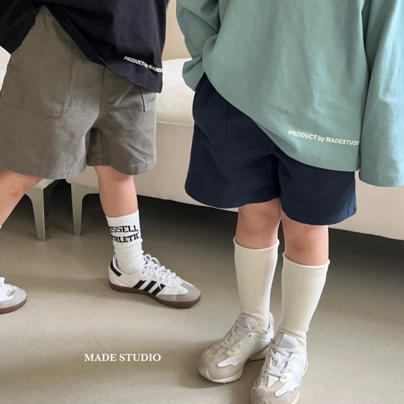 Made Studio - Korean Children Fashion - #kidsstore - Pocket Shorts - 9