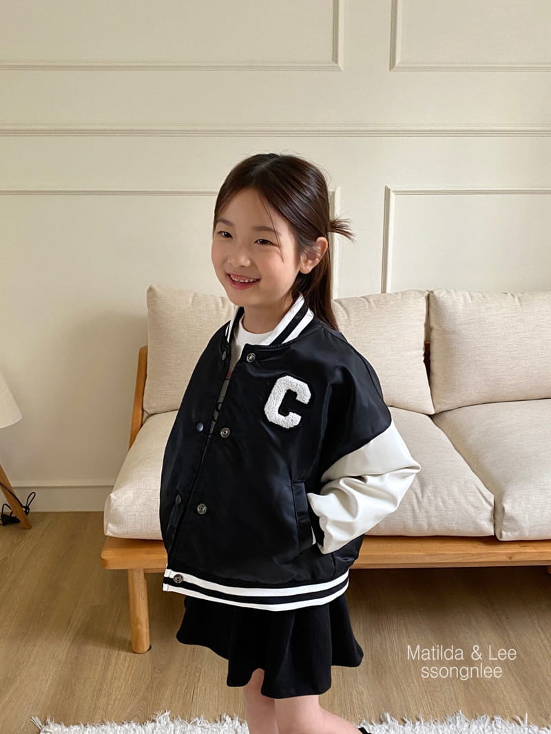 Matilda & Lee - Korean Children Fashion - #Kfashion4kids - C Baseball Jumper