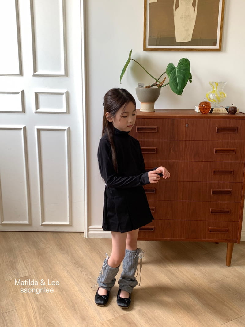 Matilda & Lee - Korean Children Fashion - #childrensboutique - Lavel Turtleneck Tee - 12