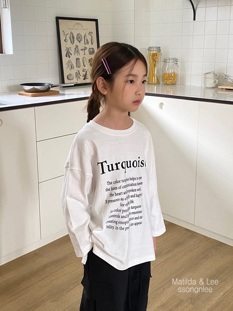 Matilda & Lee - Korean Children Fashion - #fashionkids - Lettering Slit Tee - 2