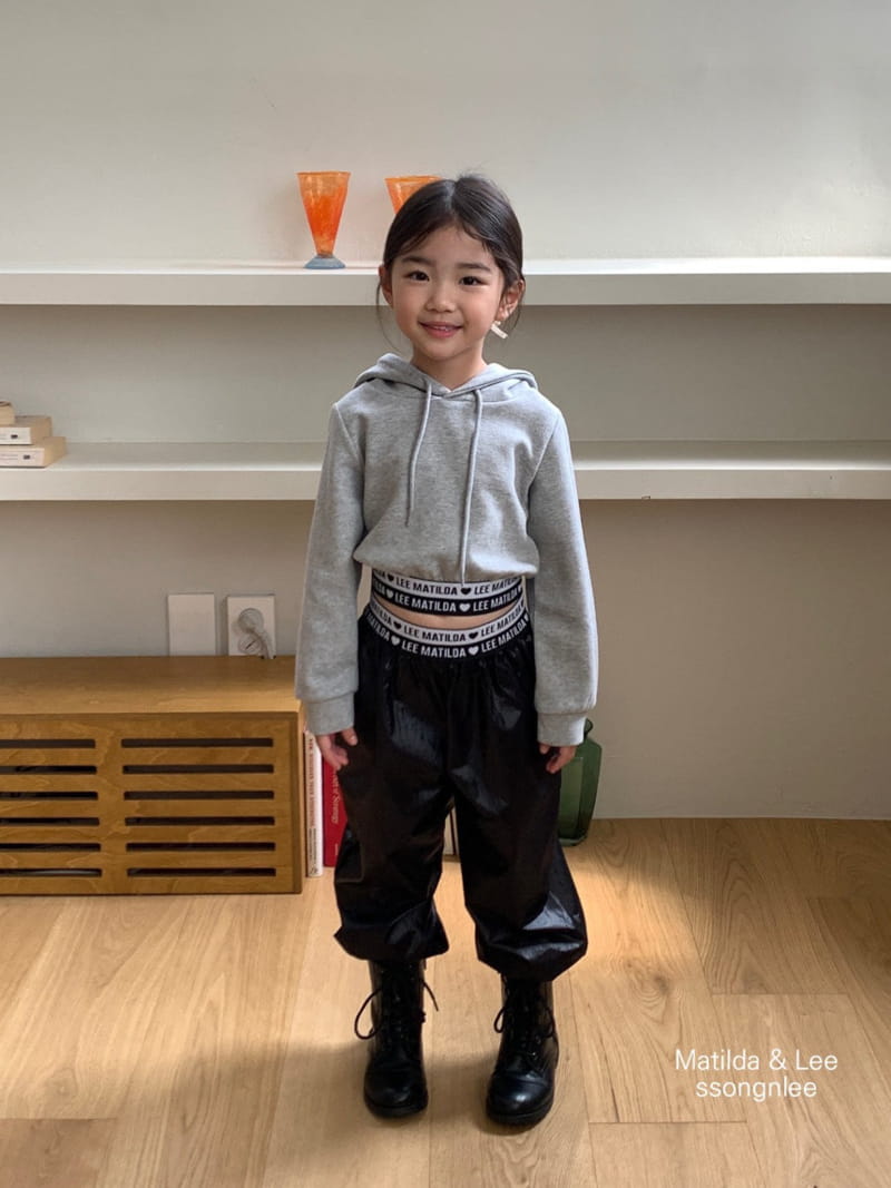 Matilda & Lee - Korean Children Fashion - #kidsshorts - Matida Crop Hoody - 2