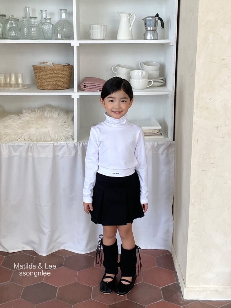 Matilda & Lee - Korean Children Fashion - #kidsstore - Lavel Turtleneck Tee