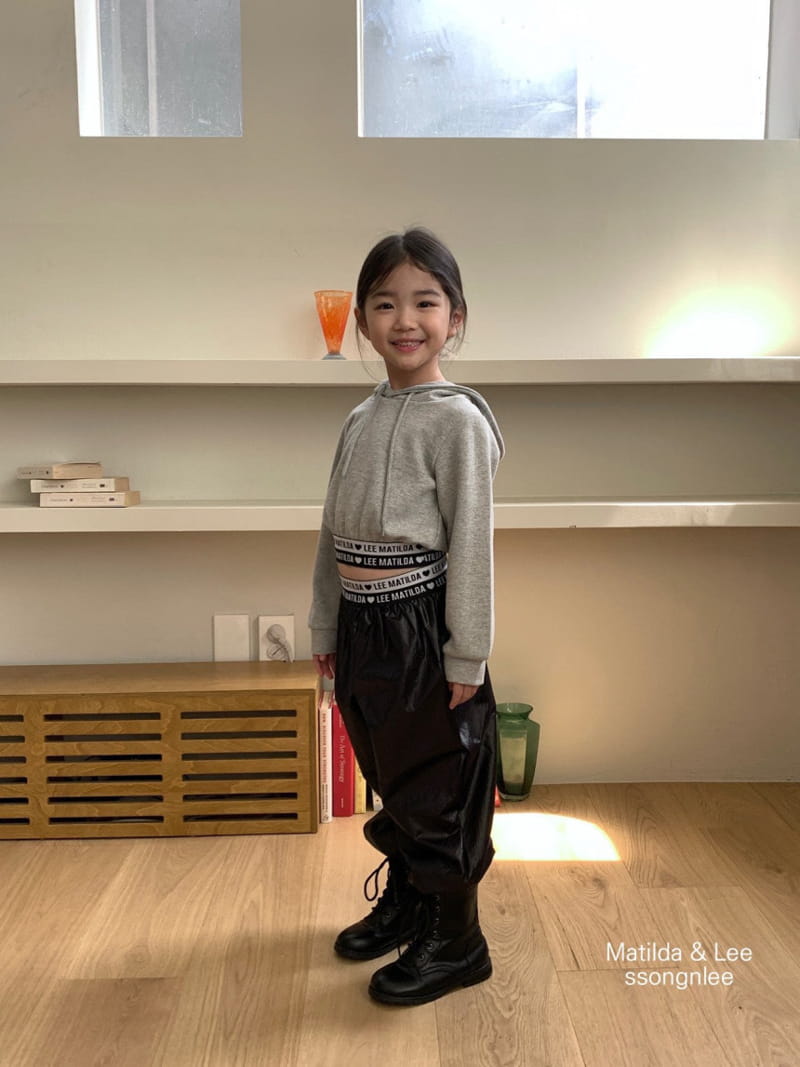 Matilda & Lee - Korean Children Fashion - #kidsstore - Matida Crop Hoody - 3