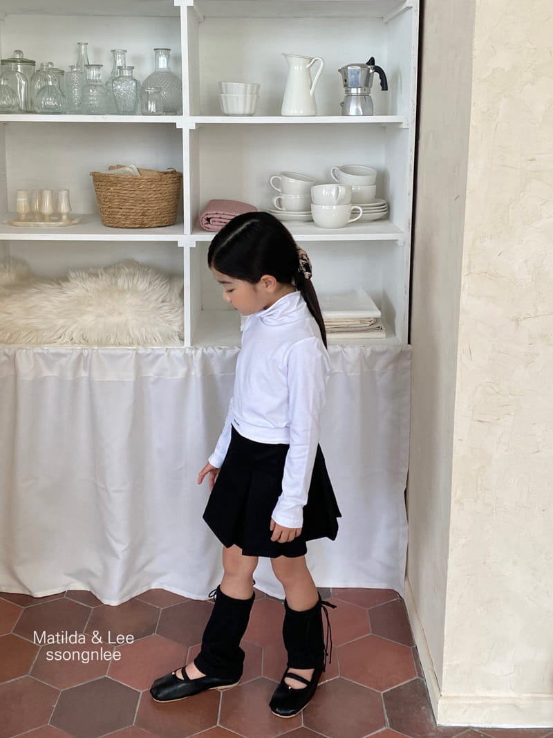 Matilda & Lee - Korean Children Fashion - #kidzfashiontrend - Lavel Turtleneck Tee - 2