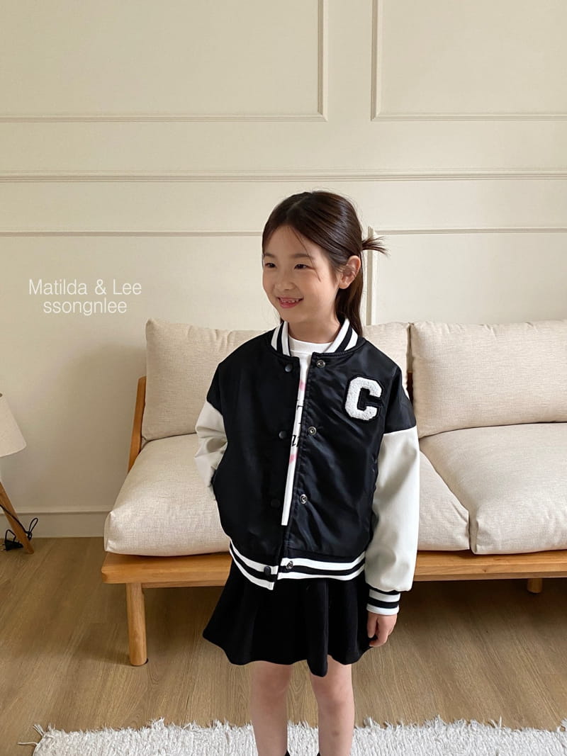 Matilda & Lee - Korean Children Fashion - #littlefashionista - C Baseball Jumper - 2