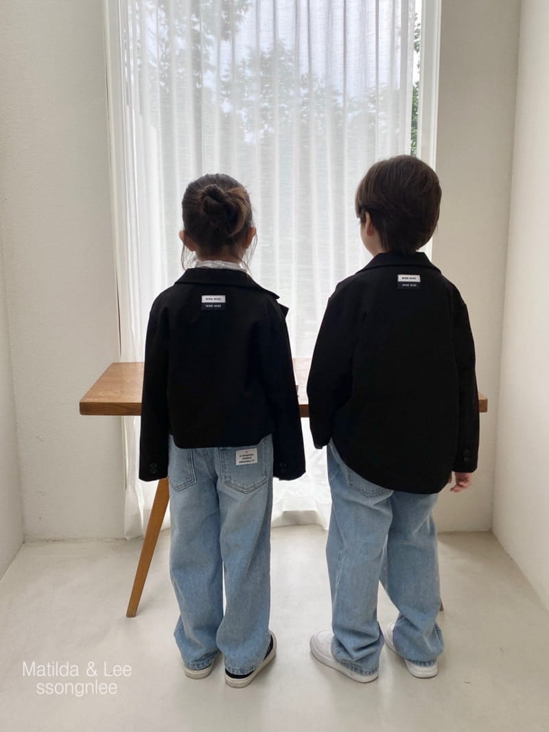Matilda & Lee - Korean Children Fashion - #littlefashionista - Uniqure Jeans - 7