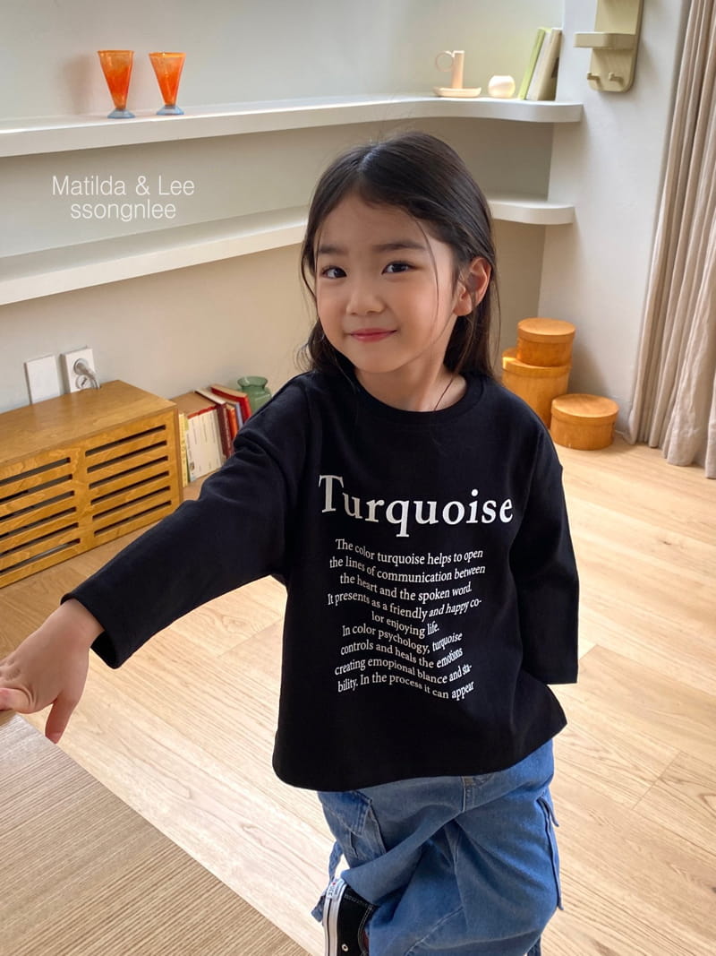 Matilda & Lee - Korean Children Fashion - #magicofchildhood - Lettering Slit Tee - 8