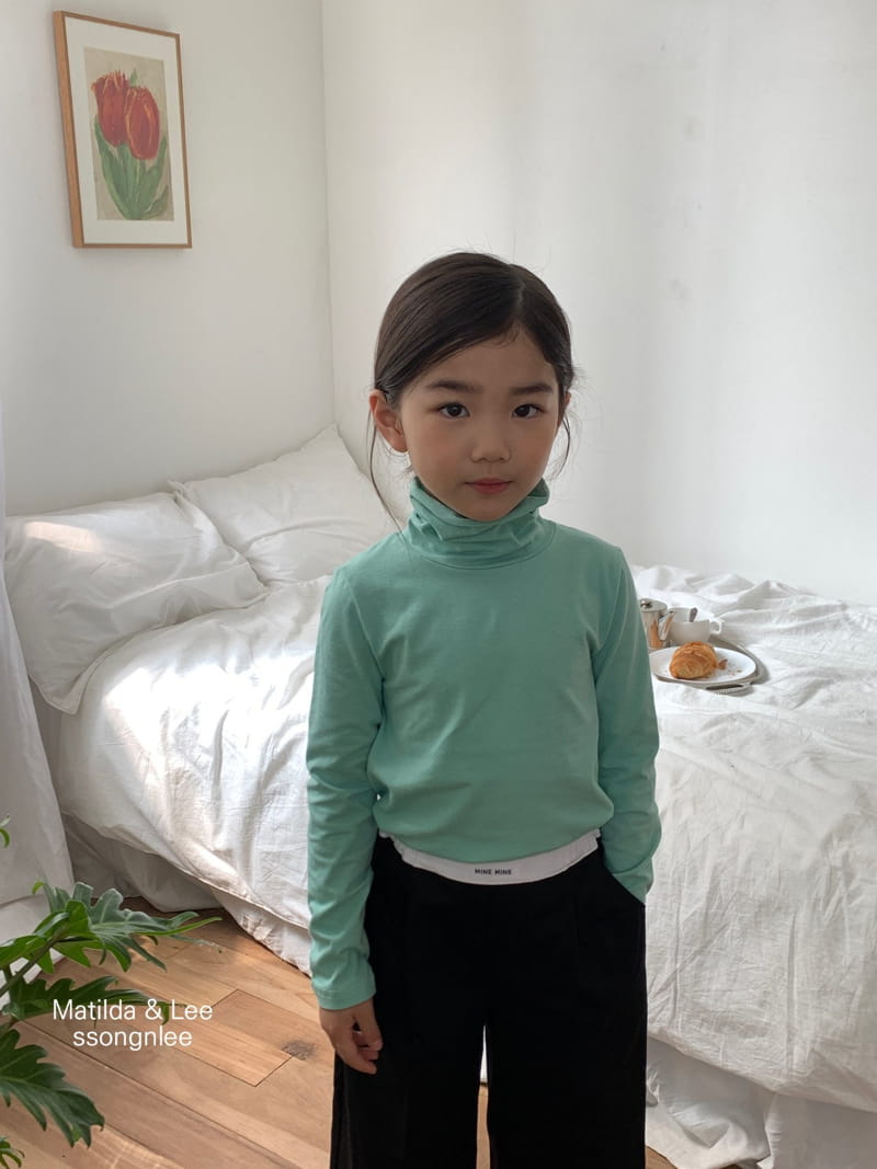 Matilda & Lee - Korean Children Fashion - #minifashionista - Lavel Turtleneck Tee - 6