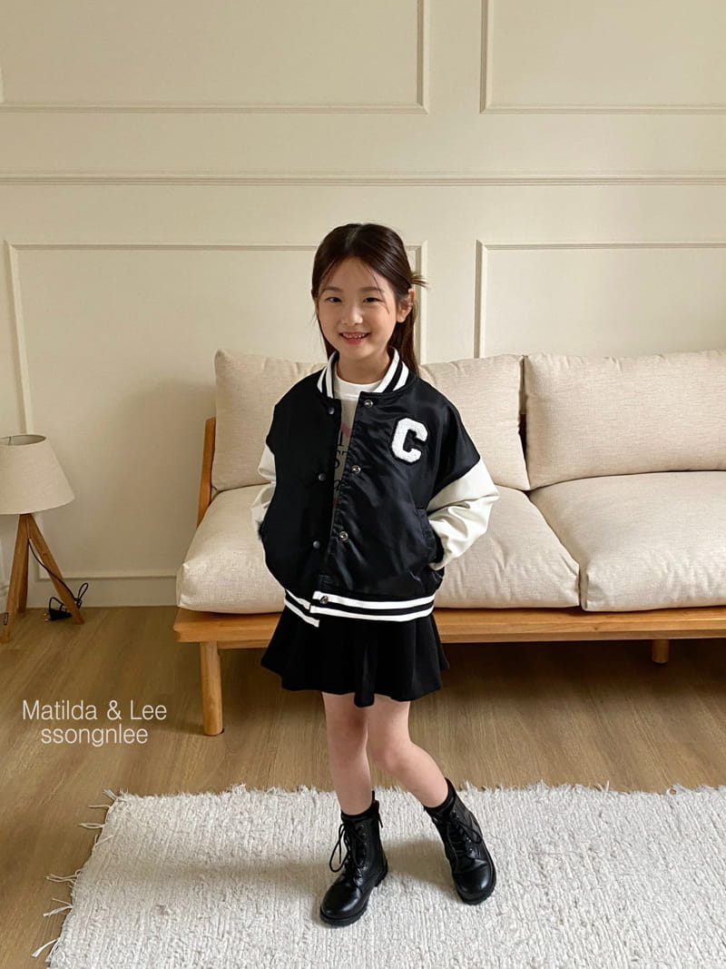 Matilda & Lee - Korean Children Fashion - #prettylittlegirls - C Baseball Jumper - 5