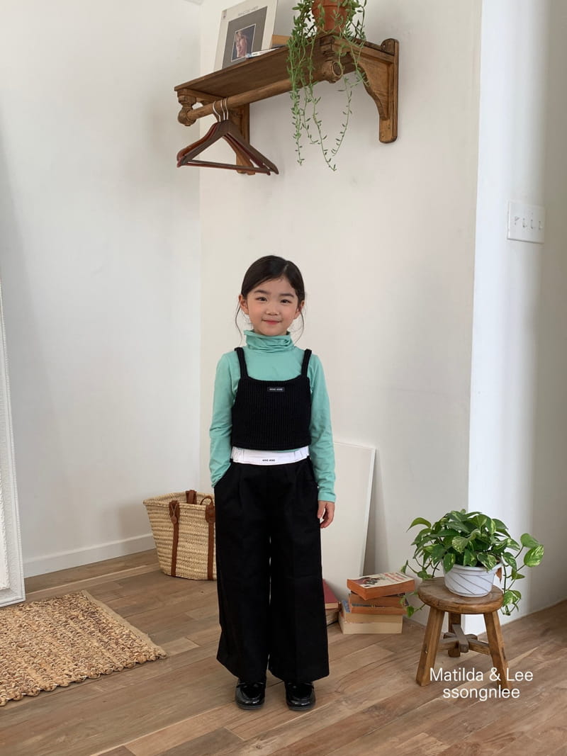 Matilda & Lee - Korean Children Fashion - #stylishchildhood - Lavel Turtleneck Tee - 10