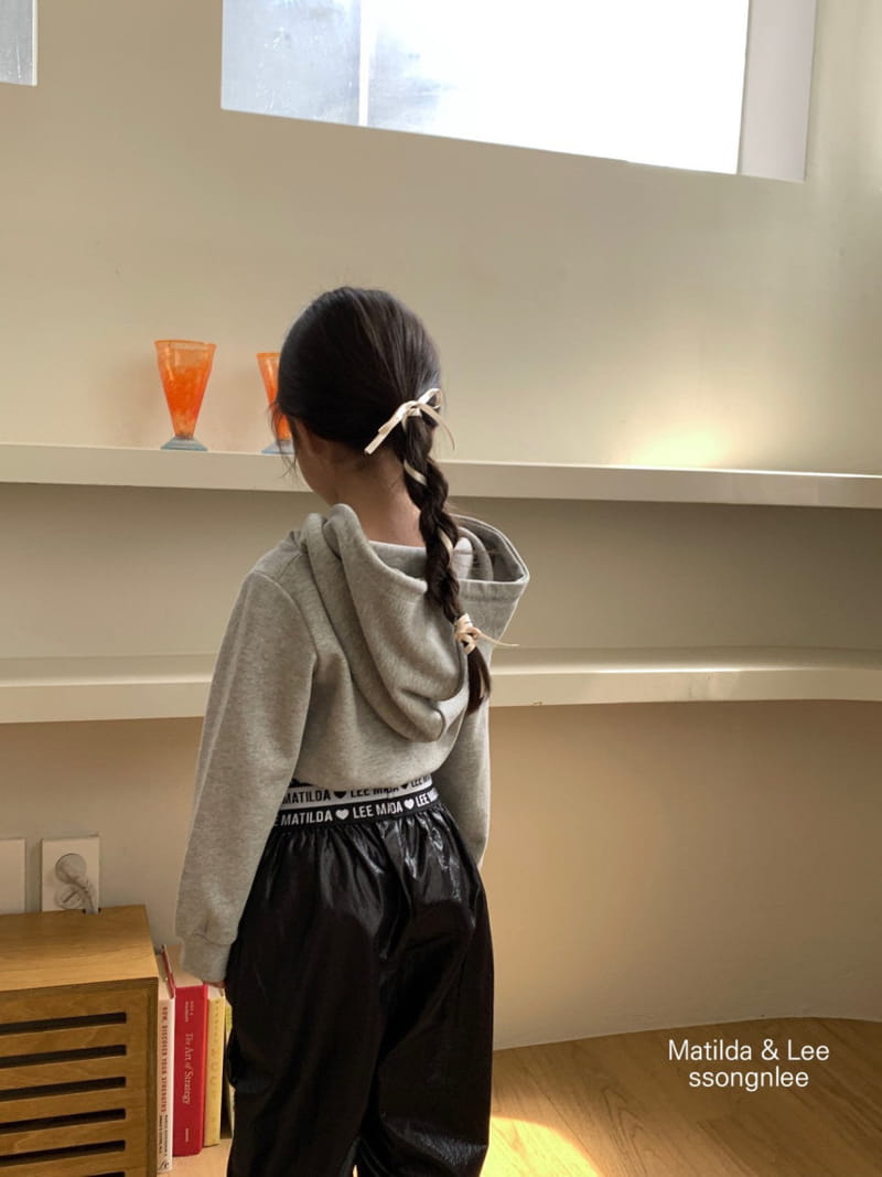 Matilda & Lee - Korean Children Fashion - #toddlerclothing - Matida Crop Hoody - 11