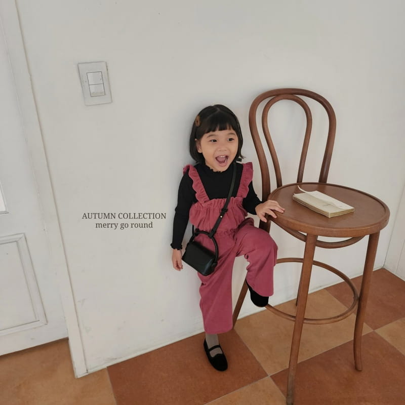 Merry Go Round - Korean Children Fashion - #Kfashion4kids - Frill Jumpsuit - 5