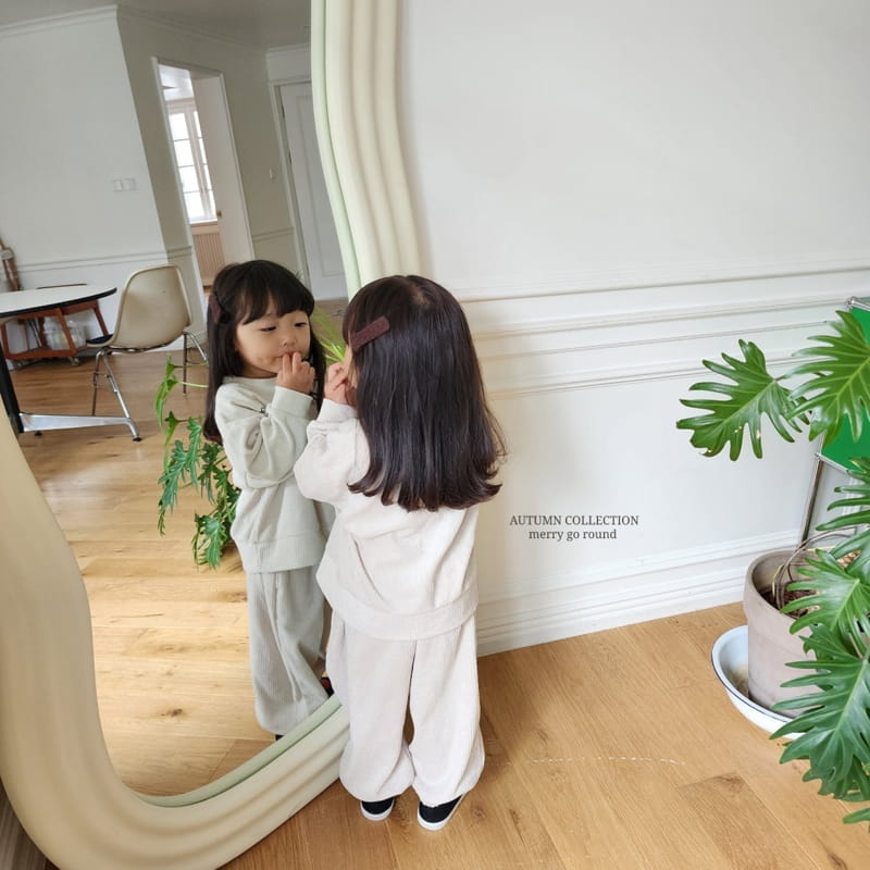 Merry Go Round - Korean Children Fashion - #Kfashion4kids - Sunday Mornig Top Bottom Set - 6