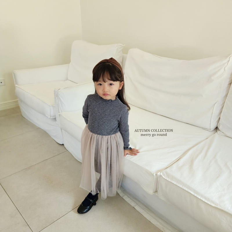 Merry Go Round - Korean Children Fashion - #Kfashion4kids - Mesh One-piece - 3