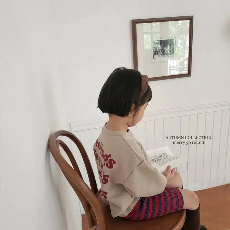 Merry Go Round - Korean Children Fashion - #childofig - Heart Sweatshirt