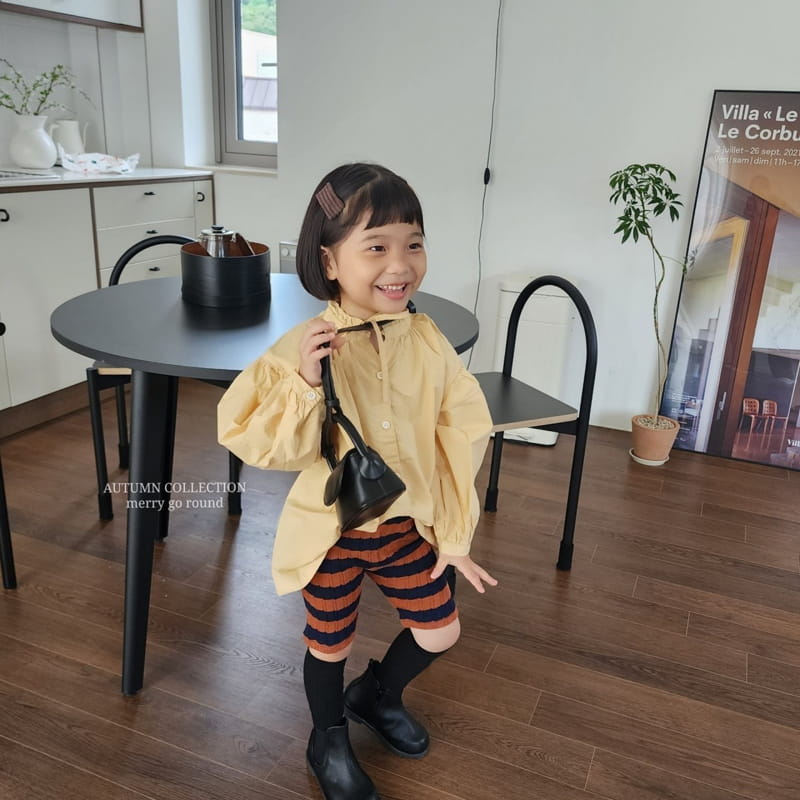 Merry Go Round - Korean Children Fashion - #childrensboutique - Ribbon Blouse - 2
