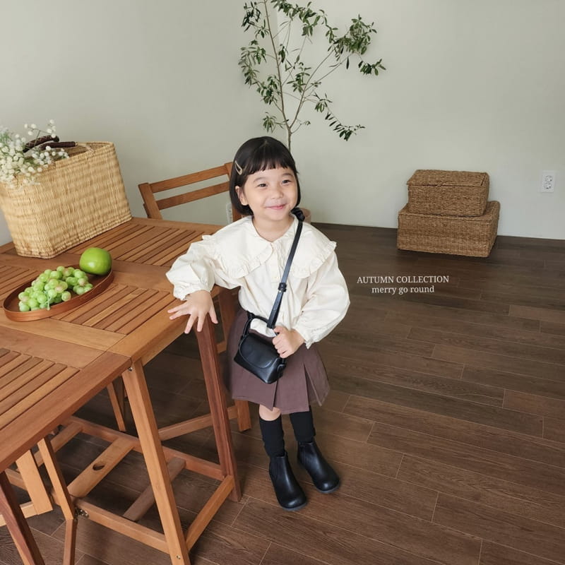 Merry Go Round - Korean Children Fashion - #childrensboutique - Frill bLouse - 9