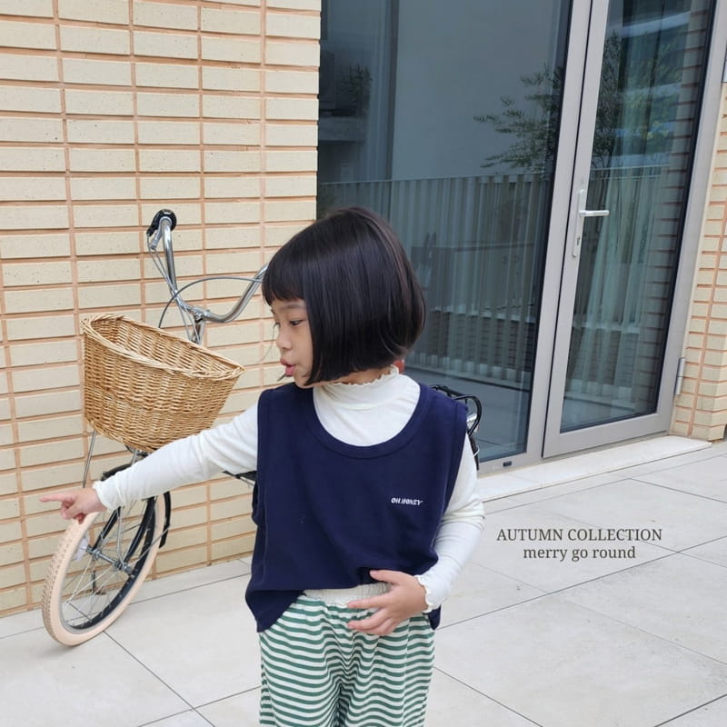 Merry Go Round - Korean Children Fashion - #childrensboutique - Honey Vest - 8