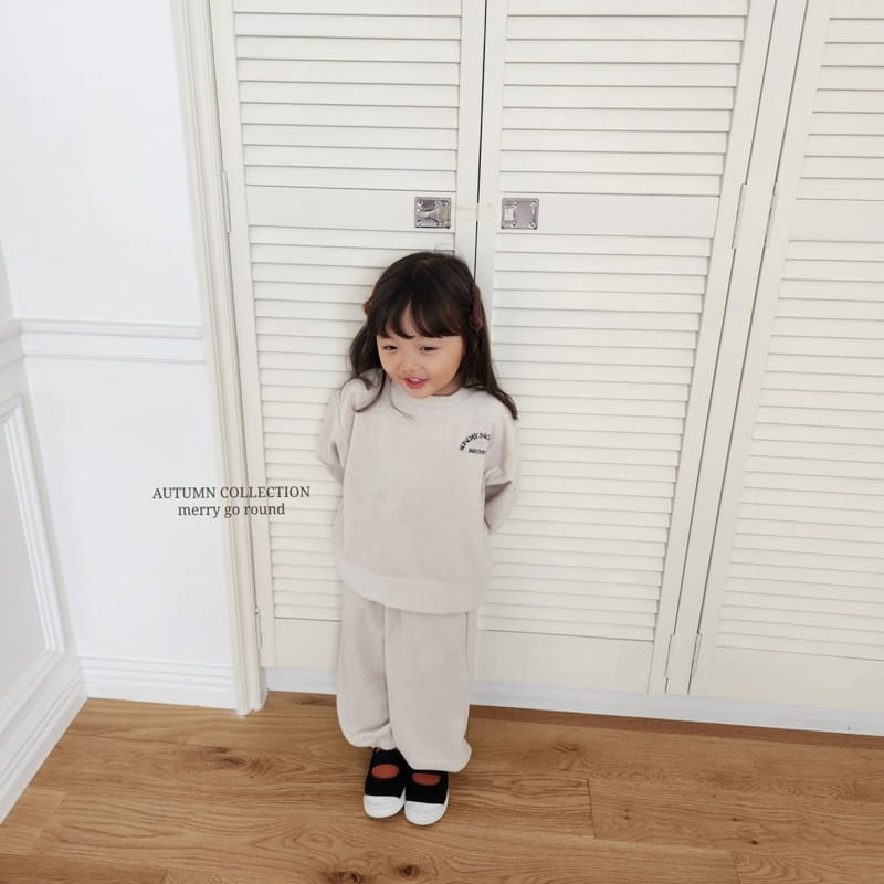 Merry Go Round - Korean Children Fashion - #discoveringself - Sunday Mornig Top Bottom Set