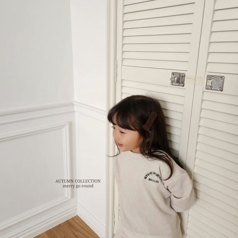 Merry Go Round - Korean Children Fashion - #kidsshorts - Sunday Mornig Top Bottom Set - 3