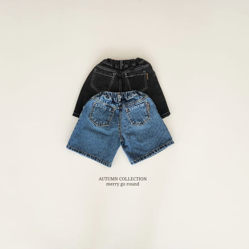 Merry Go Round - Korean Children Fashion - #kidsstore - Bumuda Jeans - 2