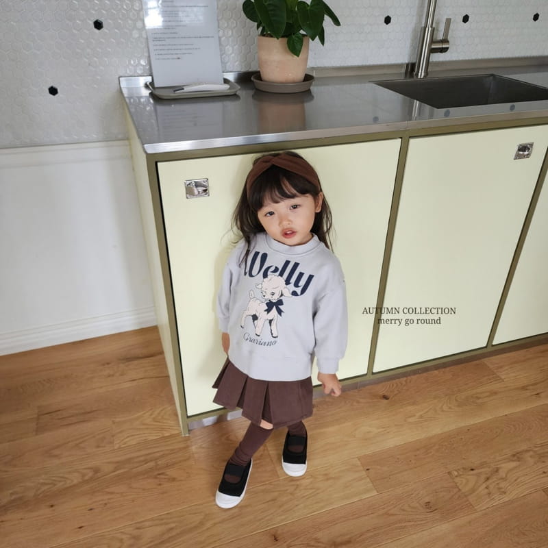 Merry Go Round - Korean Children Fashion - #kidsstore - Lams Sweatshirt - 9
