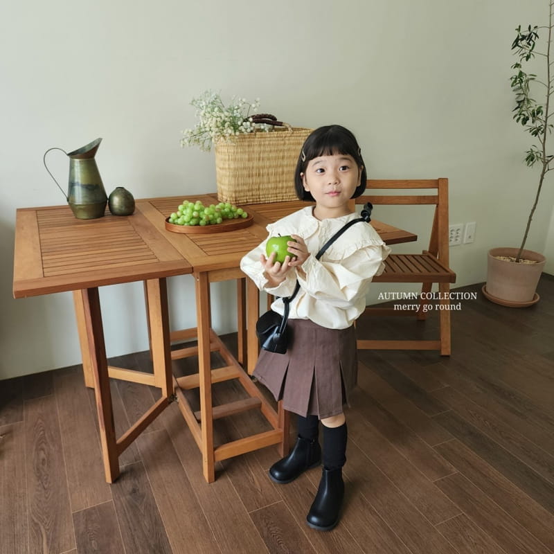 Merry Go Round - Korean Children Fashion - #kidzfashiontrend - Tug Skirt - 2